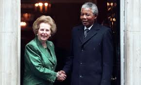 Thatcher and Mandela, 1990. Source: Reuters