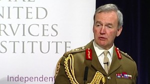 Chief of the Defence Staff, General Sir Nicholas Houghton: '...exquisite equipment, but insufficient resources to man that equipment or train on it.' 