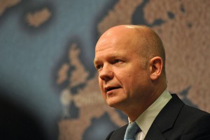 Foreign Secretary William Hague claimed tha Scotland would have to ‘commit to joining both the euro and the Schengen area’ because ‘retain[ing] the pound…[would be] at odds with the EU’s rules for new members’.