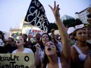 Protests in Brazil,                            Source: AP/Silvia Izquierdo